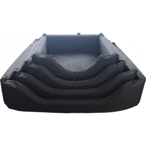 Waterproof Rectangular Black Extra Extra Large Bed 36 X 34 X 8" (90 X 85 X 20cm) Hem & Boo